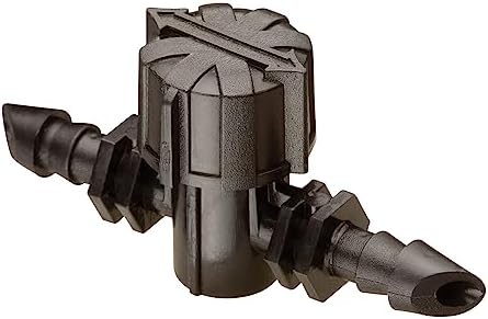 Rain Bird BVAL25-2S Drip Irrigation Universal 1/4" Barbed Valve, 1/4" Tubing, 2-Pack