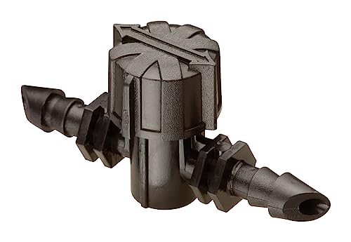 Rain Bird Bval25-2S Drip Irrigation Universal 1/4" Barbed Valve, 1/4" Tubing, 2-Pack #TOP9