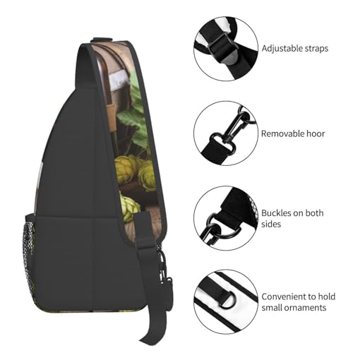 Morrales de Senderismo tipo Sling para Hombre y Mujer Negro miniatura 4