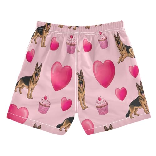 Swimming Shorts for Boys, Little Boy Swim Trunks 2t, German Shepherd Dogs2