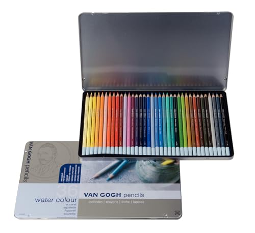 Van Gogh ヴァンゴッホ 水彩色鉛筆 36色 T9774-0036