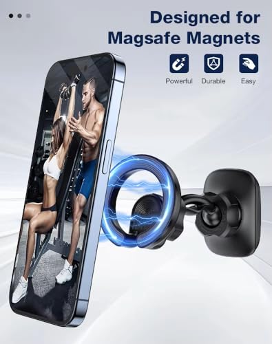 Image of FKU 2025 Multifunctional Magnetic Phone Holder 360 Rotation Fitness Double Sided Magnetic Phone Mount for Gym Car (2025 Gym Dual Side MEGNETIC Mobile Holder)