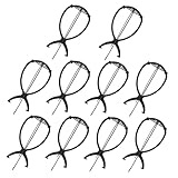 FOMIYES 10 Stück Perückenständer für Heimnutzer Plastikstütze für Perücken Perückenständer für Ladenfenster Perückenstand für professionelle Stylisten Perückenstand für Einzelhändler Black