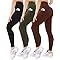 Blisset 3 Pack High Waisted Leggings for Women-Soft Athletic Tummy Control Pants for Running Yoga Workout Reg & Plus Size
