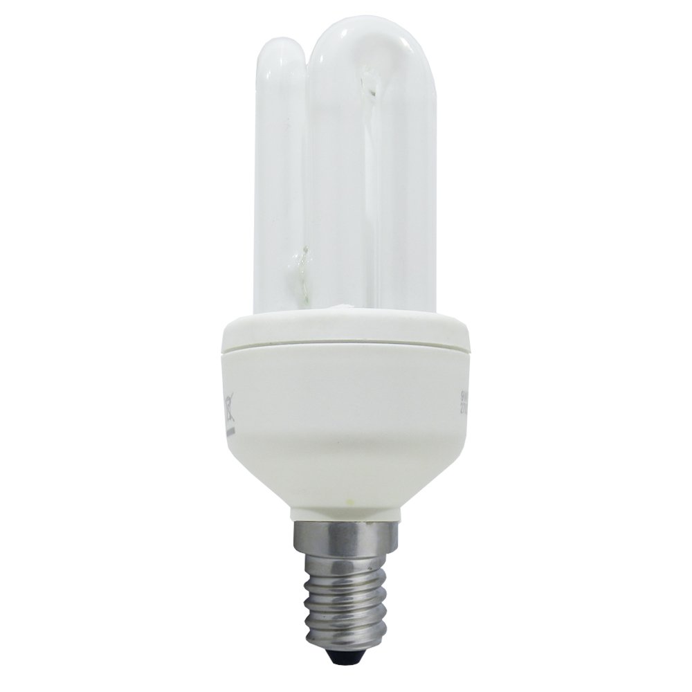LAES 975420 Bulb Saving Micro E14, 9 W, White, 38 x 101 mm