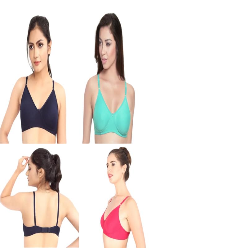 prithvi Rosni Bra Seamless Cup for Women, Full Coverage, Wire Free (Random Colours)-picture-53