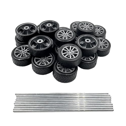 20PCS 16mm Mini Rubber Wheels