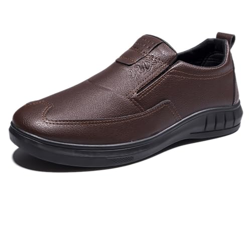 Mocasines slip on casual para hombre con suela antideslizante y diseño ligero de trabajo
