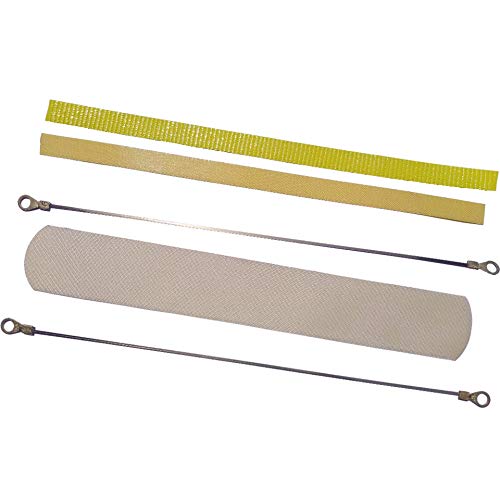 Image of Sealing Machine's Heat Sealer Teflon, Heating Elements with Gum Strips (10 inch - Cutting Wire)