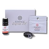 Essence Wearable Aromatherapy Nasal Diffuser – Grapefruit Essential Oil Nose Ring Silicone Inhaler for Stress & Mood Support - Made in USA & Travel-Friendly