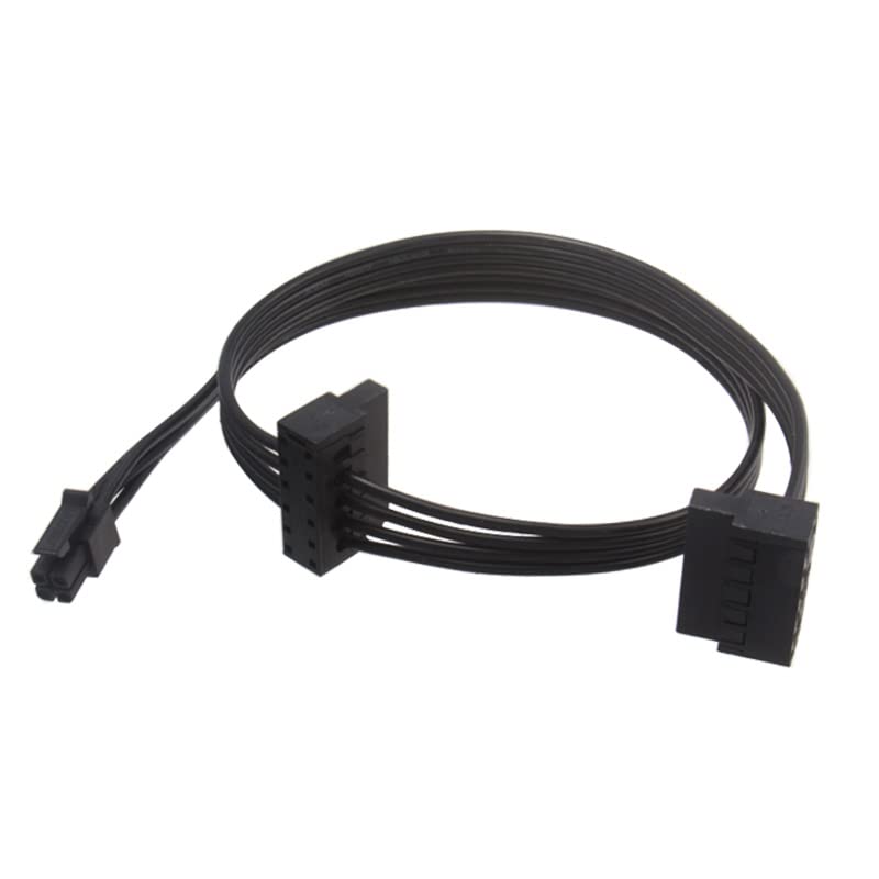 Care CASE® Motherboard ATX Mini 4 Pin to 2X Right-Angle 15 Pin SATA Hard Drive HDD Power Supply Adapter Cable for Lenovo M410/M415/510S/510A/M610/M710 etc.(Black) (B0BDVGG4VR) Amazon Price History, Amazon Price Tracker