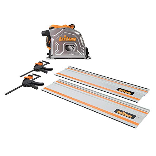 Triton 534156 Lot de 4 scies sur rail Noir 185 mm 1400 W