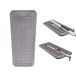 Heat-Resistant-Silicone-Mat-Pouch-For-Curling-Irons-Hair-Straightener-Flat-Irons-And-Hot-Styling-Tools-12-X-6-Gray