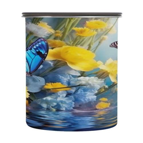 Frasco Hermético de Acero para Café 30oz Azul