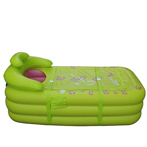 Baignoire gonflable adulte pliable épaisse en plastique portable pour salle de bain