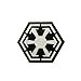 Produktbild Ohrong Reflektierendes Emblem für Motorradfahrer, leuchtet im Dunkeln, Star War, Jedi-Ritter, Imperial Galactic Empire, Logo, taktisches Militär, Moral, Appliques Motorrad, Biker, Emblem