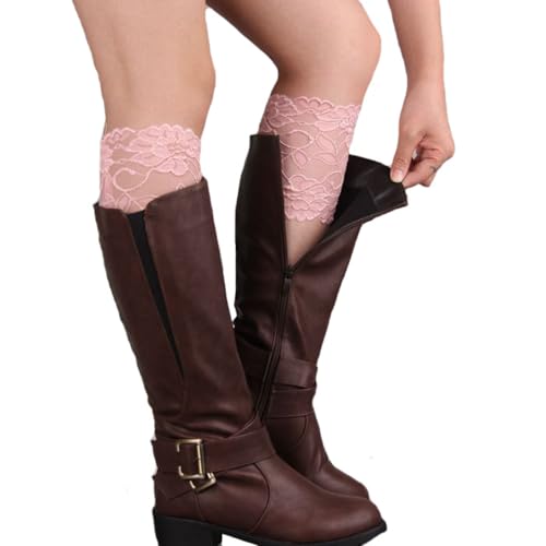 Image of Boot Cuffs for Women Fashion Stretch Laced Leg Warmers Socks Topper Cuff for Women