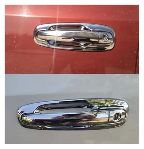 Cubierta de manija de puerta para coche Chevrolet Optra Lacetti 2005-2016 cromada 5