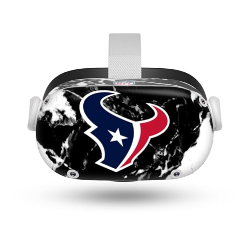 Autocollant Meta Quest 2 NFL Texans Marbre pour Personnaliser vos Sessions de Jeu VR en Solo