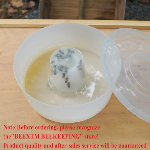 4 PCS Rapid Round Bee Feeder Beehive Top Feeder Bee Hive Top Plastic Bee Water Feeder Bee Drinking Equipment - Image 3
