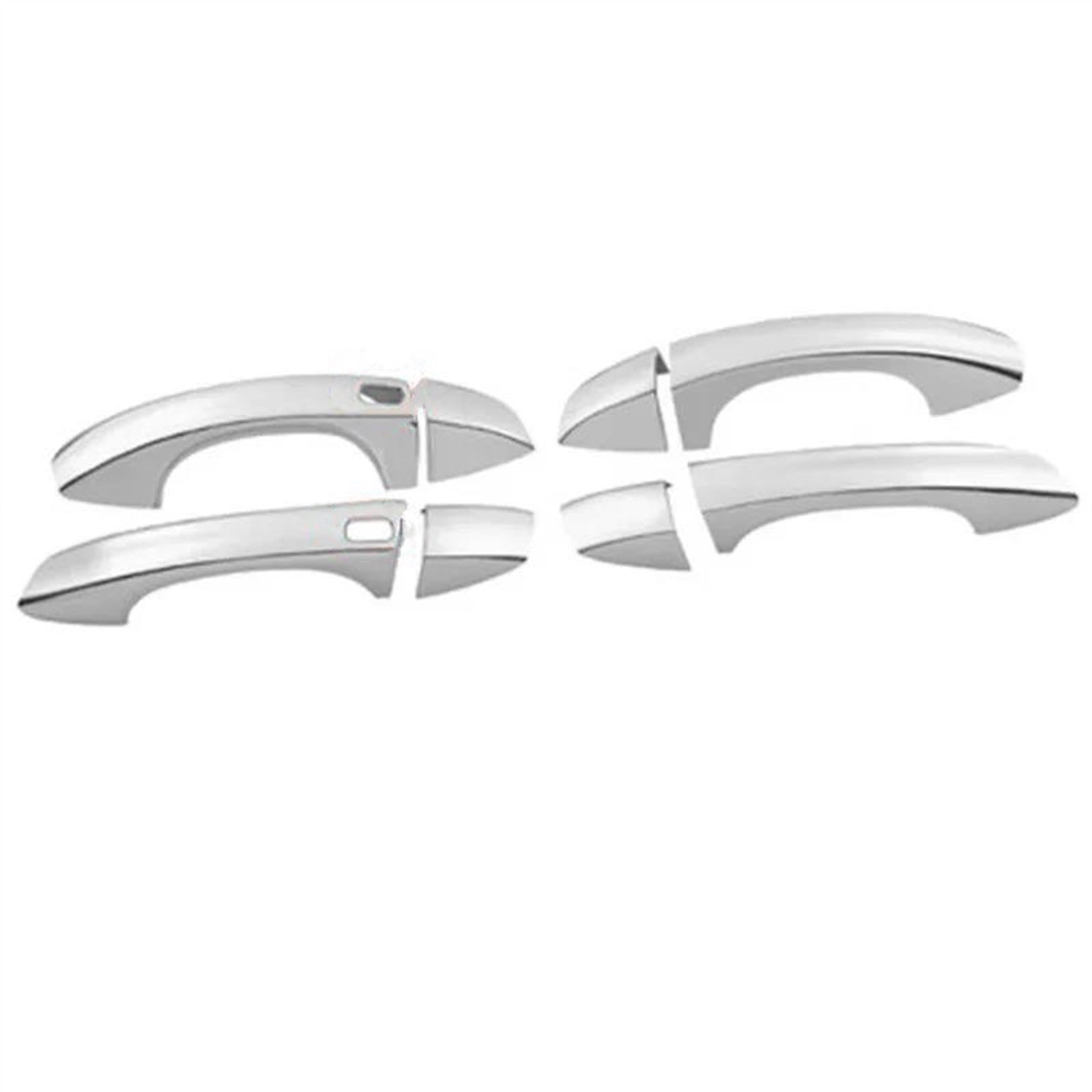 Noheeu Silver B Chrome For Golf 7 Mk7 2013-2019 Car Side Door Handle Bowl Trim Cover Sticker Styling Accessories(Silver B)