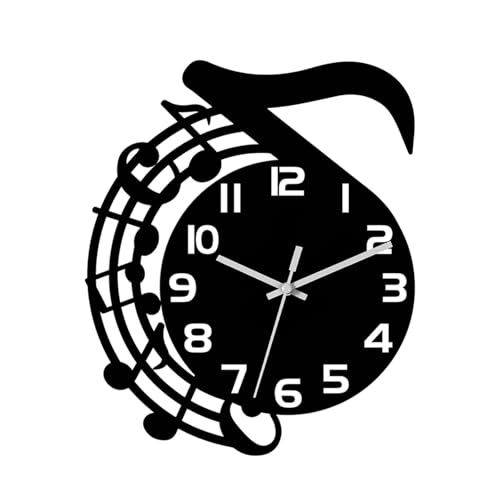 Horloge murale cadeau musicien idéale pour fêtes et bureau - 2