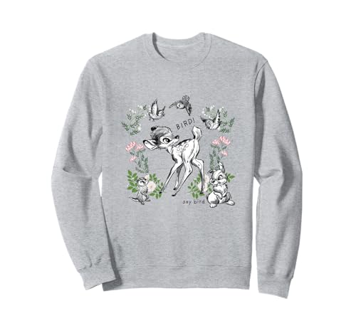 Bambi Say Bird Sweatshirt pull facile à enfiler résistant au lavage