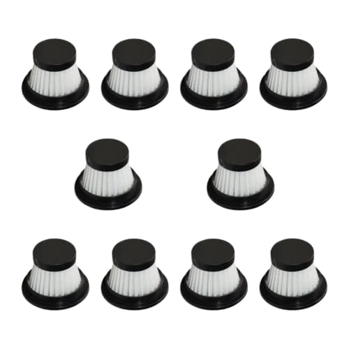 Filtros lavables para aspiradora que recuperan la potencia de succión, 10 uds