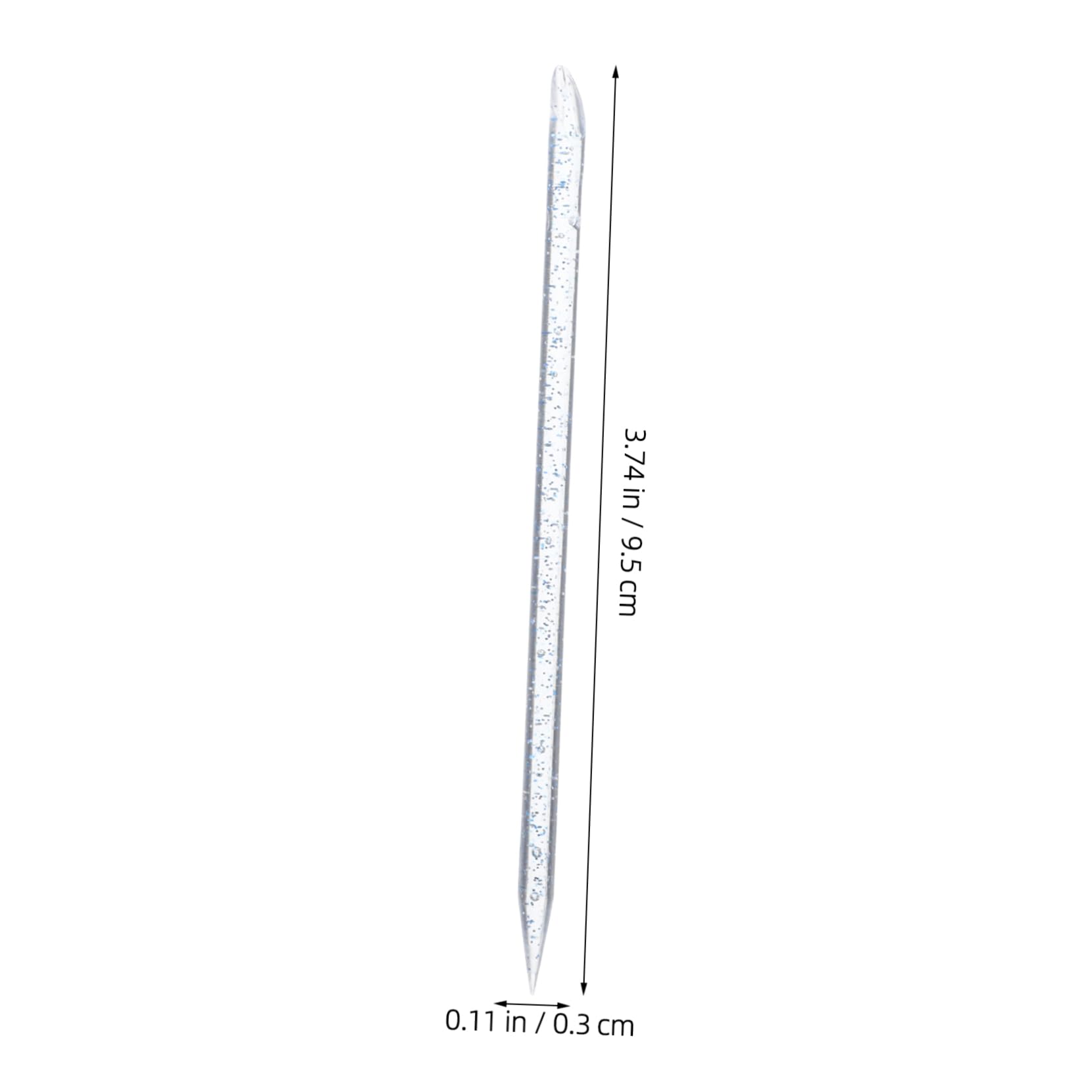 NULYLU Nail Pusher Cuticle Remover Double Sided Nail Stick Cuticle Cleaner Reusable Manicure Tool