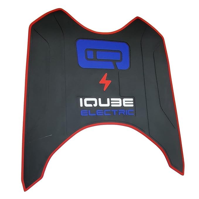 NS Floor Mat Compatible with TVS iQUBE Electric Scooter Colour Mat (Rubber Mat)-picture-12