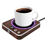 【Technologie PTC turbocompressée】: Découvrez le chauffe-tasse à chauffage rapide : le chauffe-tasse PTC à température constante offre une chaleur silencieuse et écoénergétique. Parfait comme cadeau : le chauffe-tasse électrique portable excelle dans les bureaux, les dortoirs ou les tables de chevet. Un chauffe-tasse chauffant idéal pour offrir!