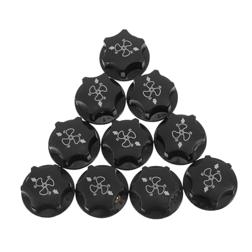 Cabilock 10pcs Fan Control Knobs Replacement Rotary Timer Switch for Smooth Speed Compatible with Industrial Floor Tower and Desk Fans Quick Installation Design
