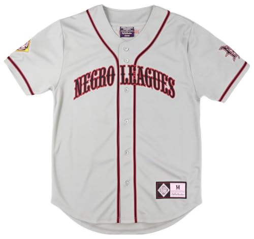 Big Boy Negro Leagues Baseball Museum NLBM S5 Conmemorativa Jersey de Béisbol para Adultos [Gris] miniatura 1
