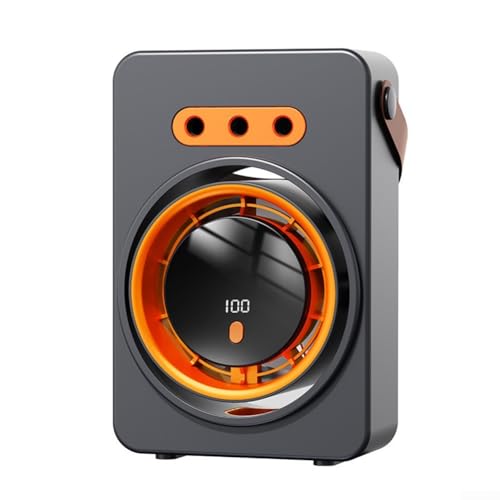 Mini climatiseur portable gris à 100 vitesses et réservoir 160ml
