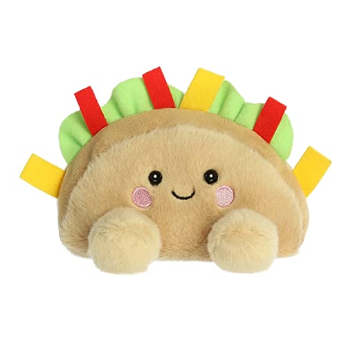 Aurora® Adorable Palm Pals™ Fiesta Taco™ Stuffed Animal - Fun Collectible Plush for Kids and Adult Collectors - Perfect for Decorating Rooms and Birthday Gifts - Brown 5 Inches