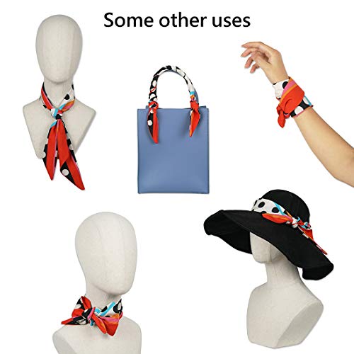 Alwaysgirls Women Headband Twist Bow Wired Headwrap Bowknot Fashion Hair Accessory Hairband (Multicolored) Double Wide Knotted Headwrap For Women And Girls-Retro Polka Dot, Multi-Colored, One Size #TOP6