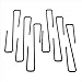 Sylvan Arms Handy Gun Hangers 6 Pack for Shelves and Safes Works for All Handguns