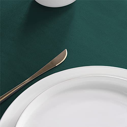 Sancua Square Tablecloth - 60 X 60 Inch - Stain And Wrinkle Resistant Washable Polyester Table Cloth, Decorative Fabric Table Cover For Dining Table, Buffet Parties And Camping, Green #TOP4