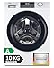 Haier Frontlader Waschmaschine 10kg I I-PRO SERIE 1 HW100-BP14929 I Washing Machine mit A-Effizienz, 1.400 U/Min. & sparsamem Inverter-Motor I Inkl. Refresh- sowie Expressprogramm und Mengenautomatik