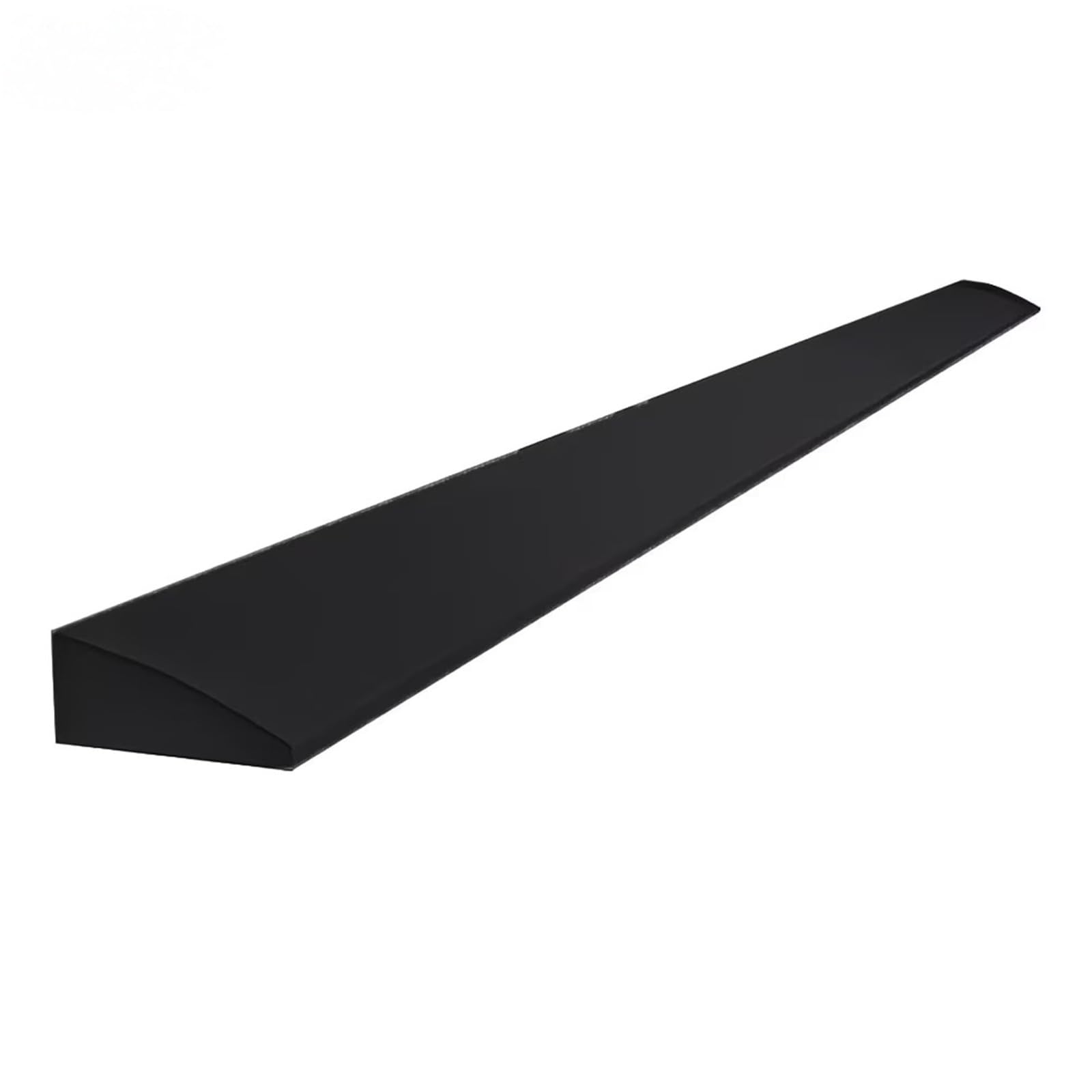 1pc 0.9m / 35.43in Slope Climbing Strip For Sweeping Robot Flexible Ramp Threshold Strip,Self-Adhesive Threshold Ramp(Black)