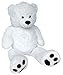 Produktbild Wagner 9060 - Riesen XXL Teddybär 100 cm groß in Weiss - Plüschbär Kuschelbär Teddy weißer Bär