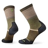 Smartwool Everyday Robbers Roost Zero Cushion Crew para hombres y mujeres, Musgo de invierno, Small
