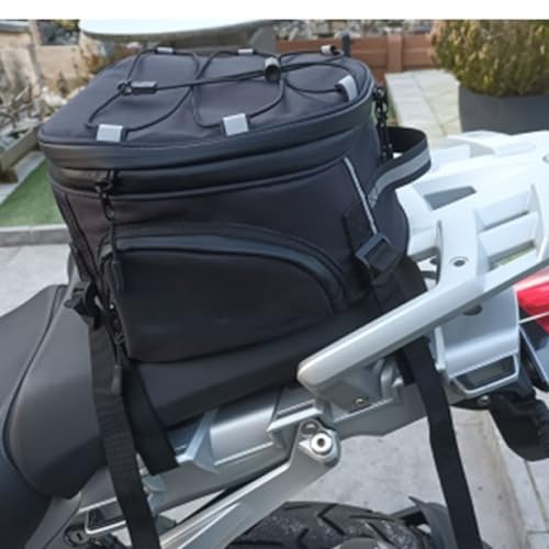 Asixxsix Alforja para Motocicleta, Bolsa Trasera con Cubierta Impermeable y Bandas Reflectivas para R1200GS LC Adventure miniatura 3