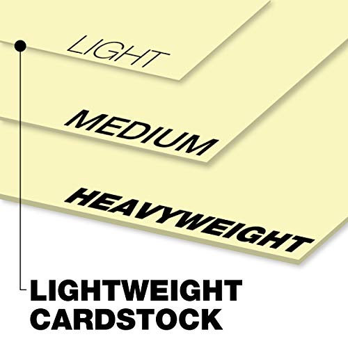 Springhill 8.5” X 11” Canary Yellow Colored Cardstock Paper, 67Lb Vellum Bristol, 147Gsm, 250 Sheets (1 Ream) – Premium Lightweight Cardstock, Vellum Printer Paper With Textured Finish – 036000R #TOP2