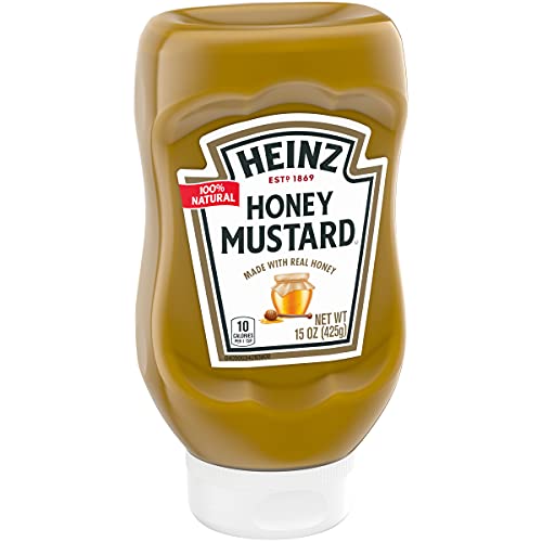 Image of Heinz 100% Natural Honey Mustard with Real Honey (6 ct Pack, 15 oz Bottles)