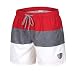 Produktbild coskefy Badehose für Herren Schnell trockene Badeshorts Jungen Strand Surf Freizeit Schwimmen Laufen Board Shorts mit Netzfutter Taschen einstellbare Kordelzug Badeanzüge