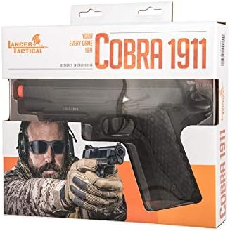 Miniatura 8 de Lancer Tactical Cobra LTX-50 1911 CO2 Pistola de aire comprimido medio soplado negro 340 FPS