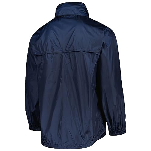 Dunbrooke 5490-004-COW Men'S Navy Dallas Cowboys Circle Sportsman Waterproof Packable Lightweight Full-Zip Jacket thumb #2