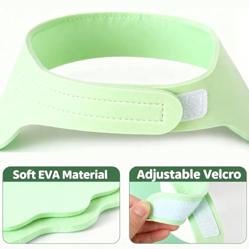 Image of Baby Shower Cap Shield - Adjustable Waterproof Shower Visor for Kids, Soft Baby Hair Washing Shield with Ear Protection, Perfect for Toddlers & Children (giant panda)