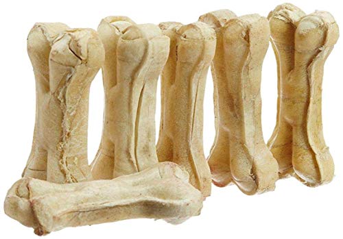 Sage Square Pressed Rawhide Bone Treat for Healthy Dog Heathcare (6 Inch) (Pack of 6 Bones) (B081F2GBF4) Amazon Price History, Amazon Price Tracker